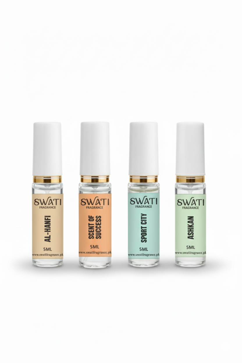 PREMIUM TESTERS KIT | 4 Signature Fragrances + Tester Box | 5ML Each.